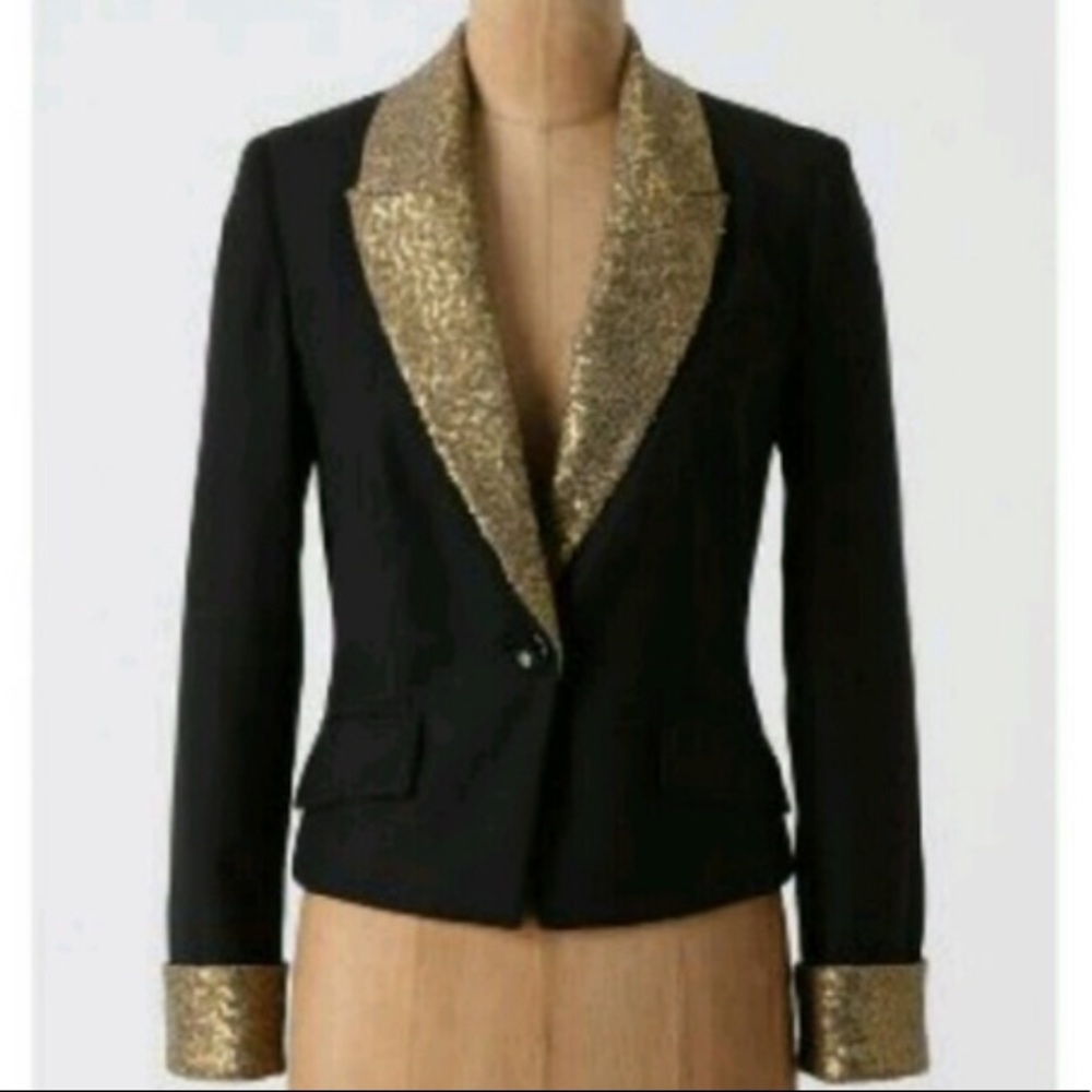 {NWOT} Anthropologie | Lil Sequin Flame Blazer